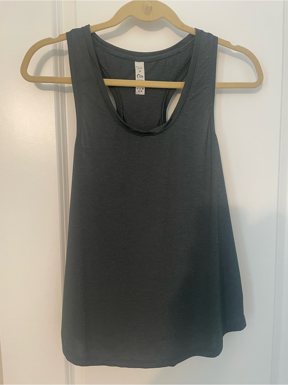 Zyia Pine Green Racerback Tank Top Sz M